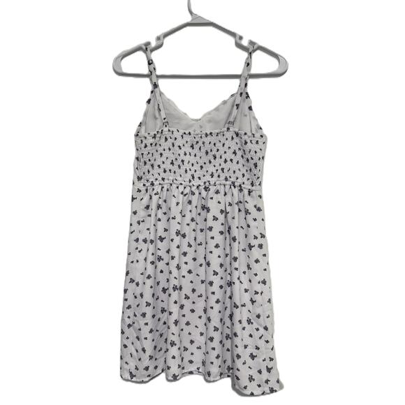 Hollister White mini dress with Purple Floral Pattern Size S - Picture 4 of 11